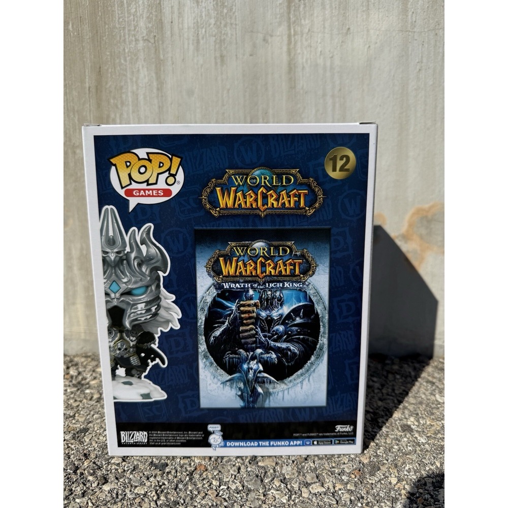 Funko Pop! World of Warcraft - Wrath of the Lich King Game Cover - Glow GameStop - Picture 2 of 4